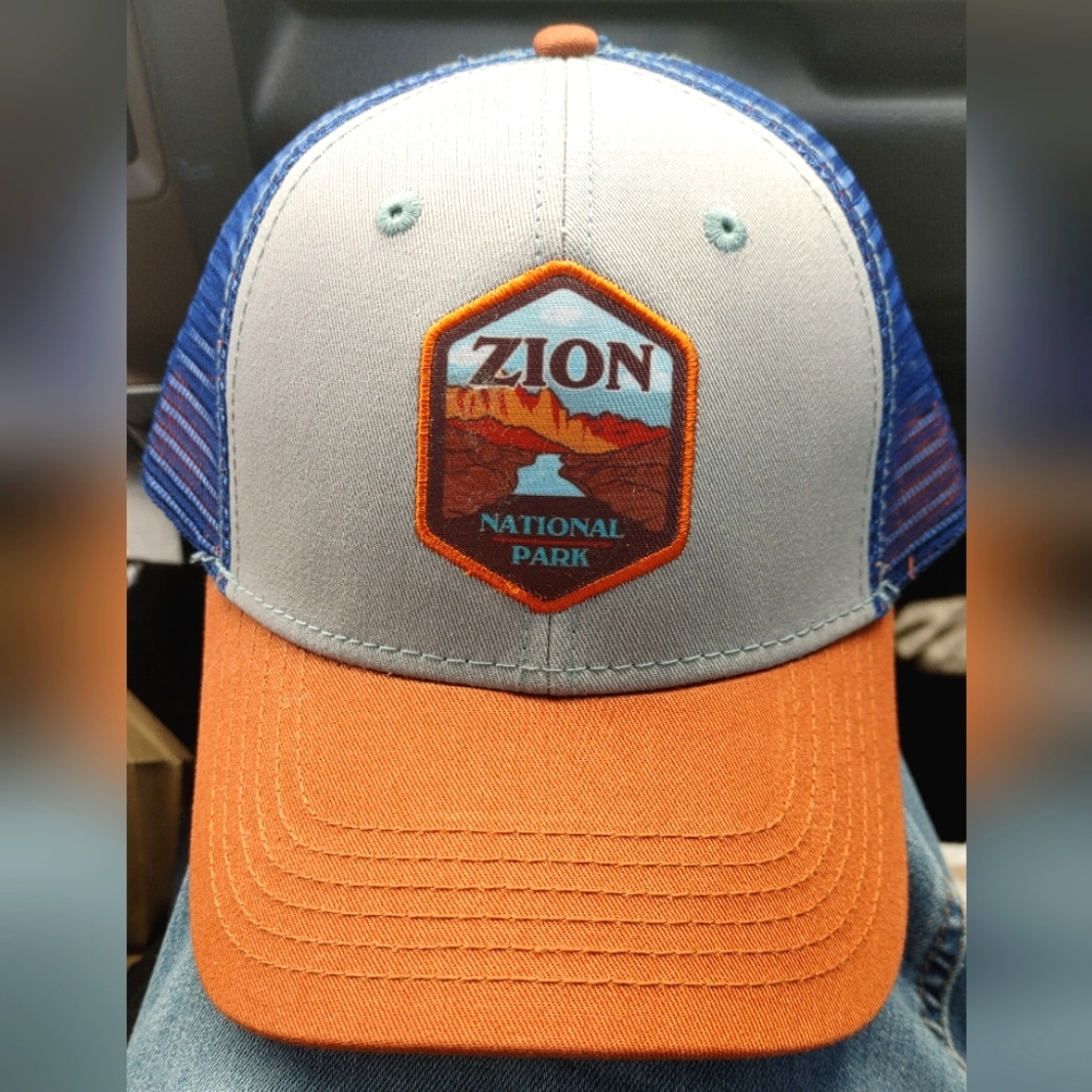 Zion National Park Trucker Hat Cap - Brand New- National Park Foundation